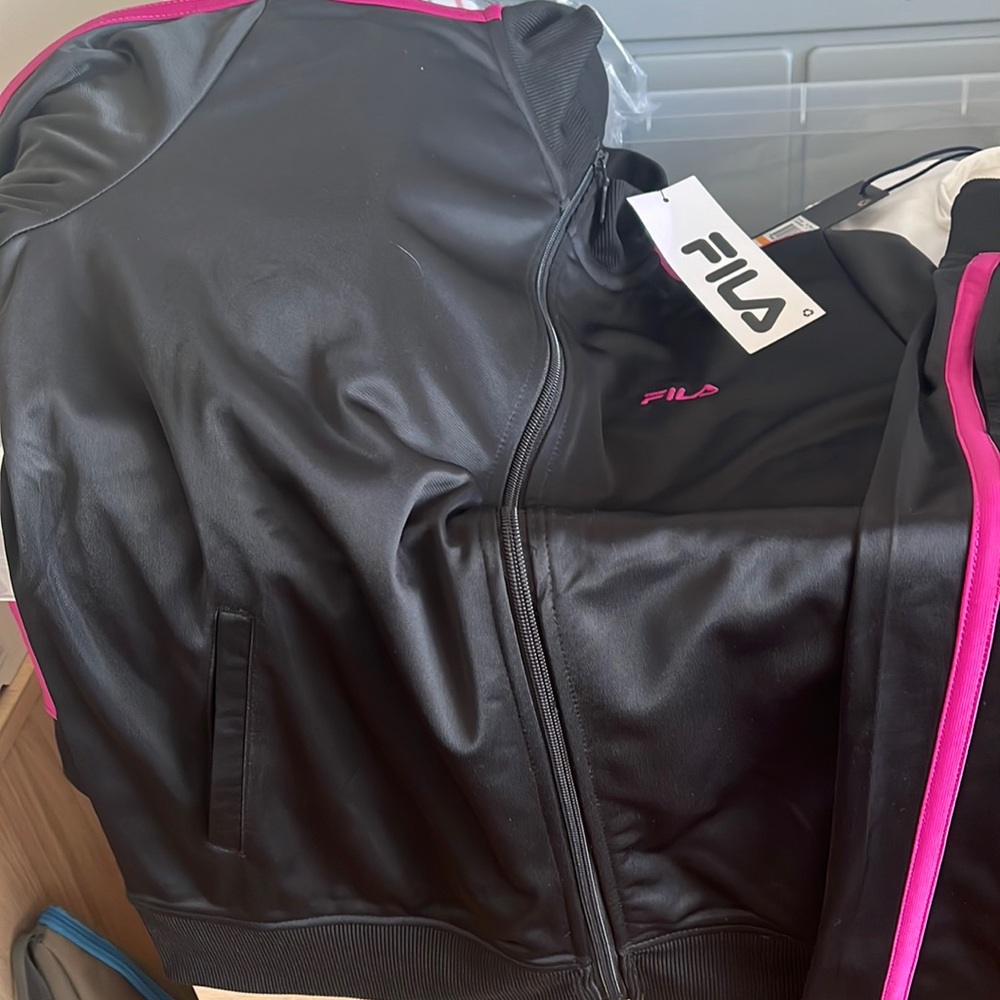 Brand new zipper FILA good for sport pants same brand new available in small